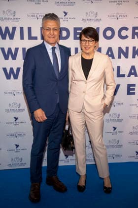Lothar Wieler und Elke Wieler zu Gast bei der Cinema For Peace Gala 2026 im Hotel Adlon Kempinski am 16.02.2026 in Berlin Berlin Deutschland