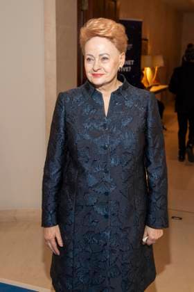 Dalia Grybauskaite litauische Politikerin zu Gast bei der Cinema For Peace Gala 2026 im Hotel Adlon Kempinski am 16.02.2026 in Berlin Berlin Deutschland