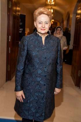 Dalia Grybauskaite litauische Politikerin zu Gast bei der Cinema For Peace Gala 2026 im Hotel Adlon Kempinski am 16.02.2026 in Berlin Berlin Deutschland