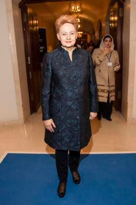 Dalia Grybauskaite litauische Politikerin zu Gast bei der Cinema For Peace Gala 2026 im Hotel Adlon Kempinski am 16.02.2026 in Berlin Berlin Deutschland