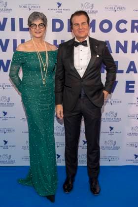 Vincent De Paul mit Frau zu Gast bei der Cinema For Peace Gala 2026 im Hotel Adlon Kempinski am 16.02.2026 in Berlin Berlin Deutschland