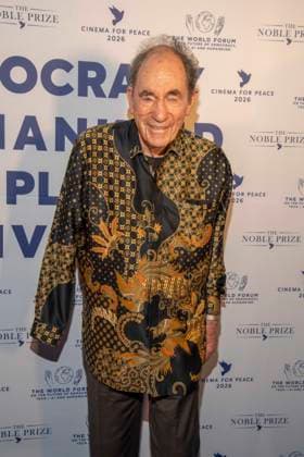 Albert Louis Albie Sachs suedafrikanischer Jurist, zu Gast bei der Cinema For Peace Gala 2026 im Hotel Adlon Kempinski am 16.02.2026 in Berlin Berlin Deutschland