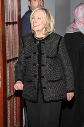 Hillary Diane Rodham Clinton US-amerikanische Politikerin der Demokratischen Partei Autorin zu Gast bei der Cinema For Peace Gala 2026 im Hotel Adlon Kempinski am 16.02.2026 in Berlin Berlin Deutschland