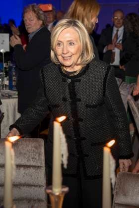 Hillary Diane Rodham Clinton US-amerikanische Politikerin der Demokratischen Partei Autorin zu Gast bei der Cinema For Peace Gala 2026 im Hotel Adlon Kempinski am 16.02.2026 in Berlin Berlin Deutschland