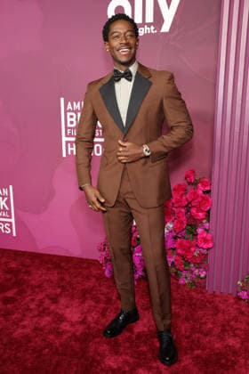 Red carpet for the 8th American Black Film Festival Honors at the SLS Hotel, a Luxury collection hotel Featuring: Damson Idris Where: Los Angeles, California, United States When: 16 Feb 2026 Credit: Faye s Vision Cover Images EDITORIAL USE ONLY. NOT FOR USE BY NEWSPAPERS BASED IN THE UK. Copyright: xx coverimg55478002