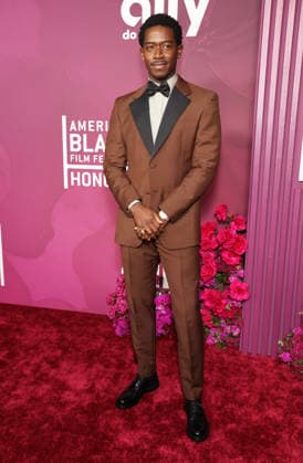 Red carpet for the 8th American Black Film Festival Honors at the SLS Hotel, a Luxury collection hotel Featuring: Damson Idris Where: Los Angeles, California, United States When: 16 Feb 2026 Credit: Faye s Vision Cover Images EDITORIAL USE ONLY. NOT FOR USE BY NEWSPAPERS BASED IN THE UK. Copyright: xx coverimg55477998