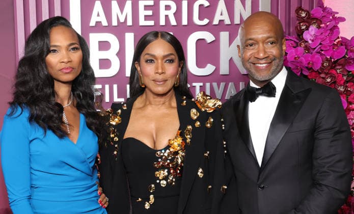 Red carpet for the 8th American Black Film Festival Honors at the SLS Hotel, a Luxury collection hotel Featuring: Nicole Friday, Angela Bassett, Jeff Friday Where: Los Angeles, California, United States When: 16 Feb 2026 Credit: Faye s Vision Cover Images EDITORIAL USE ONLY. NOT FOR USE BY NEWSPAPERS BASED IN THE UK. Copyright: xx coverimg55477959