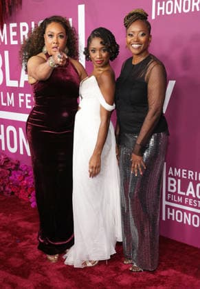 Red carpet for the 8th American Black Film Festival Honors at the SLS Hotel, a Luxury collection hotel Featuring: Vivica A. Fox, Aleshea Harris, Erika Alexander Where: Los Angeles, California, United States When: 16 Feb 2026 Credit: Faye s Vision Cover Images EDITORIAL USE ONLY. NOT FOR USE BY NEWSPAPERS BASED IN THE UK. Copyright: xx coverimg55477872
