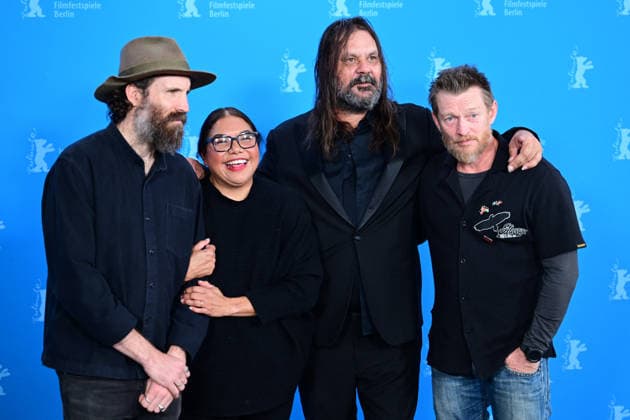 Tom Wright, Deborah Mailman, Warwick Thornton and Erroll Shand pose at the Wolfram photocall during the 76th Berlinale International Film Festival Berlin at Grand Hyatt Hotel on February 17, 2026 in Berlin, Germany Romain Doucelin Bestimage  Copyright: xRomainxDoucelinx xBestimagexRomainxDoucelinx xBestimagex