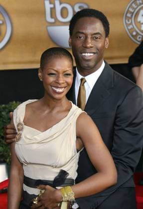 12th Annual Screen Actors Guild Awards - Arrivals January 15, 1970 - Los Angeles, CA, U.S. - 29 January 2006 - Los Angeles, California - Isaiah Washington and wife Jenisa Marie Washington. 12th Annual Screen Actors Guild Awards SAG held at the Shrine Auditorium. Photo Credit: Zach Lipp AdMedia Copyright: xZachxLippx