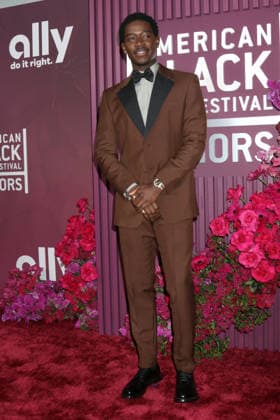 February 17, 2026, Los Angeles, California, USA: LOS ANGELES - FEB 16: Damson Idris at the 8th American Black Film Festival Honors at the SLS Hotel on February 16, 2026 in Los Angeles, CA Los Angeles USA - ZUMAb170 20260217_aap_b170_060 Copyright: xKayxBlakex