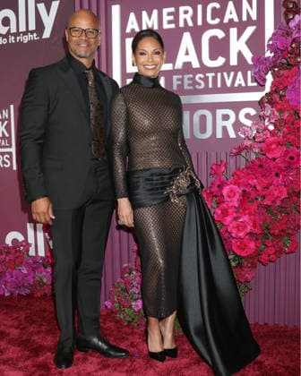 February 17, 2026, Los Angeles, Ca, USA: LOS ANGELES - FEB 16: Dondre Whitfield, Salli Richardson-Whitfield at the 8th American Black Film Festival Honors at the SLS Hotel on February 16, 2026 in Los Angeles, CA Los Angeles USA  - ZUMAnc22 20260217_zaa_nc22_043 Copyright: xKathyxHutchinsx