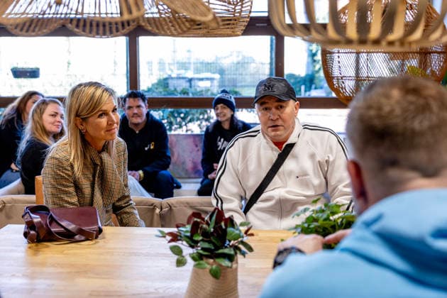 17-02-2026 Amsterdam Queen Maxima visited Opvanglocatie T6, a homeless shelter, to support homeless EU citizens and the collaboration between the relevant healthcare and support partners in Amsterdam. Â  Copyright: xPPEx
