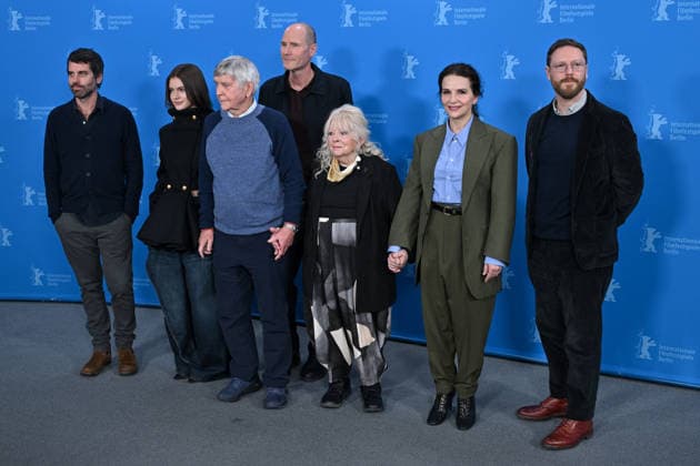76th Berlin Film Festival Photocall Queen At Sea Adolpho Veloso, Florence Hunt, Tom Courtenay, Anna Calder-Marshall, Juliette Binoche, Lance Hammer, Tristan Goligher attending the photocall of the movie Queen At Sea during 76th Berlin International Film Festival in Berlin, Germany on 17 February 2026. Photo by Julien Reynaud APS-Medias ABACAPRESS.COM Berlin  Copyright: xReynaudxJulien APS-Medias ABACAx