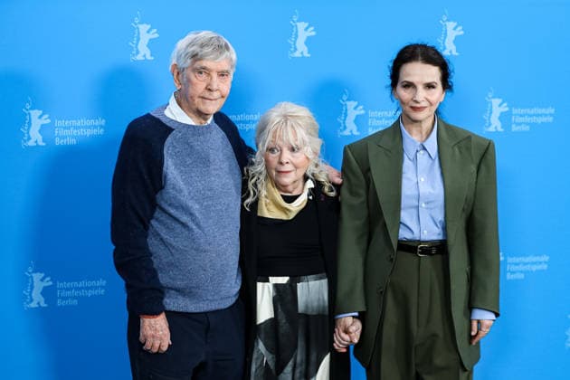 Berlin Berlinale, 76. internationale Filmfestspiele Berlin 2026 Photo Call QUEEN AT SEA Tom Courtenay (Schauspieler Actor) Anna Calder-Marshall (Schauspielerin Actor) Juliette Binoche (Schauspielerin Actor) Berlinale, 76. internationale Filmfestspiele Berlin 2026, 17.02.2026 Copyright: xEibner-Pressefoto RogerxBuerkex EP_RBE