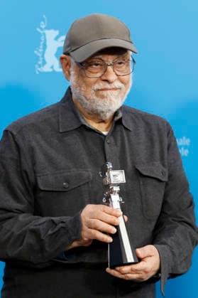 Haile Gerima beim Berlinale Kamera Photocall auf der Berlinale 2026 76. Internationale Filmfestspiele Berlin im Hotel Grand Hyatt. Berlin, 17.02.2026