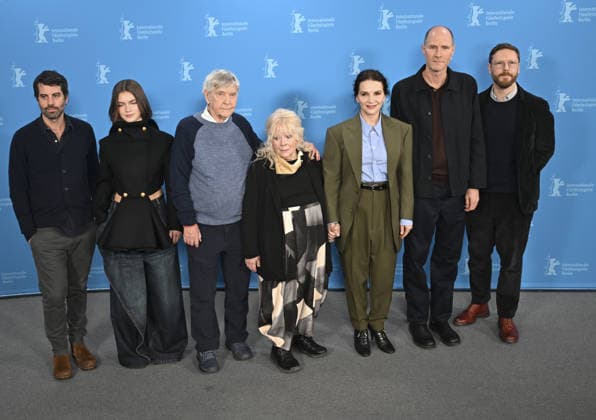 76th Berlin International Film Festival BERLIN, GERMANY - FEBRUARY 17: Cast and crew of the film Queen at Sea pose for the press at the 76th Berlin International Film Festival (Berlinale) in Berlin, Germany, on February 17, 2026. Halil Sagirkaya Anadolu Berlin Germany. Editorial use only. Please get in touch for any other usage.  Copyright: x2026xAnadoluxHalilxSagirkayax