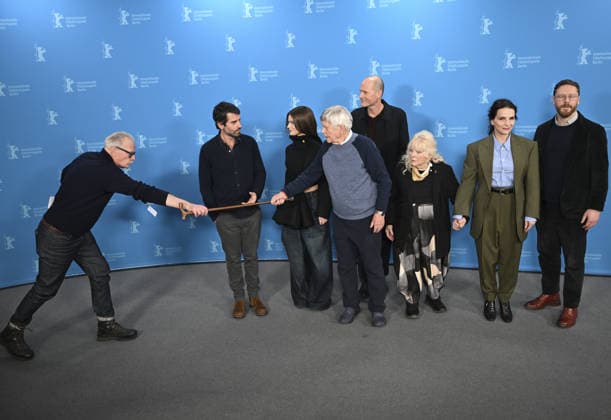 76th Berlin International Film Festival BERLIN, GERMANY - FEBRUARY 17: Cast and crew of the film Queen at Sea pose for the press at the 76th Berlin International Film Festival (Berlinale) in Berlin, Germany, on February 17, 2026. Halil Sagirkaya Anadolu Berlin Germany. Editorial use only. Please get in touch for any other usage.  Copyright: x2026xAnadoluxHalilxSagirkayax