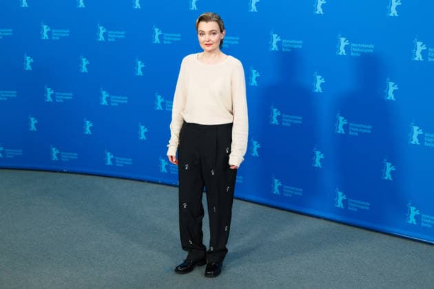 Photocall for My Wife Cries , Grand Hyatt Berlin, Berlin, Germany Birte Schnöink poses at the Photocall for My Wife Cries during Berlinale (Berlin Film Festival) at Grand Hyatt Berlin, Berlin, , Germany on 17 February 2026., Credit:Julie Edwards Avalon  Copyright: xJuliexEdwardsx xAvalonx 1075931486