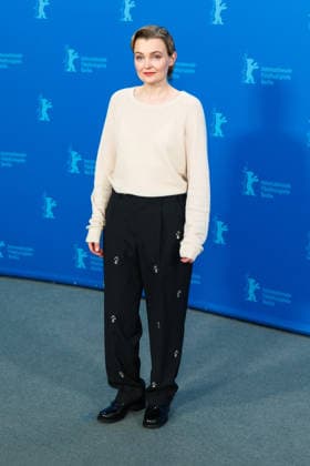 Photocall for My Wife Cries , Grand Hyatt Berlin, Berlin, Germany Birte Schnöink poses at the Photocall for My Wife Cries during Berlinale (Berlin Film Festival) at Grand Hyatt Berlin, Berlin, , Germany on 17 February 2026., Credit:Julie Edwards Avalon  Copyright: xJuliexEdwardsx xAvalonx 1075931546