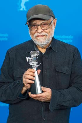 Haile Gerima beim Berlinale Kamera Photocall auf der Berlinale 2026 76. Internationale Filmfestspiele Berlin im Hotel Grand Hyatt. Berlin, 17.02.2026