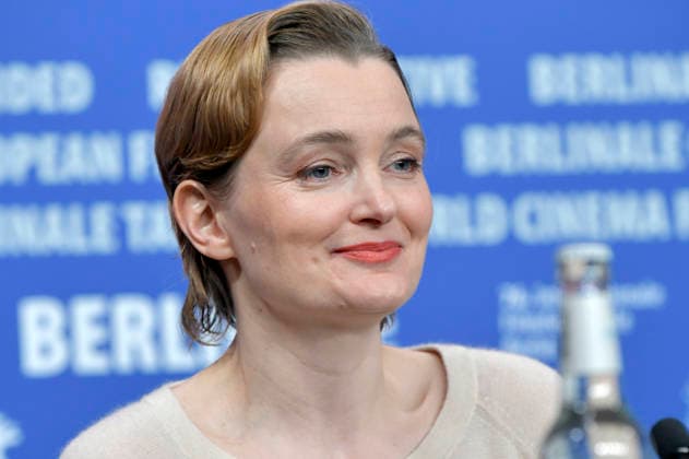 Birte Schnöink bei der Pressekonferenz zum Kinofilm Meine Frau weint My Wife Cries auf der Berlinale 2026 76. Internationale Filmfestspiele Berlin im Hotel Grand Hyatt. Berlin, 17.02.2026