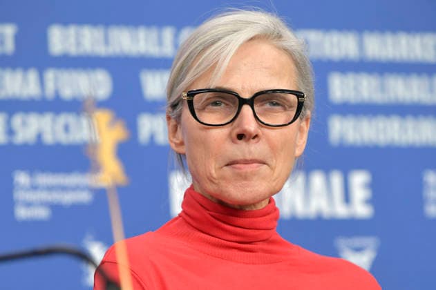 Angela Schanelec bei der Pressekonferenz zum Kinofilm Meine Frau weint My Wife Cries auf der Berlinale 2026 76. Internationale Filmfestspiele Berlin im Hotel Grand Hyatt. Berlin, 17.02.2026