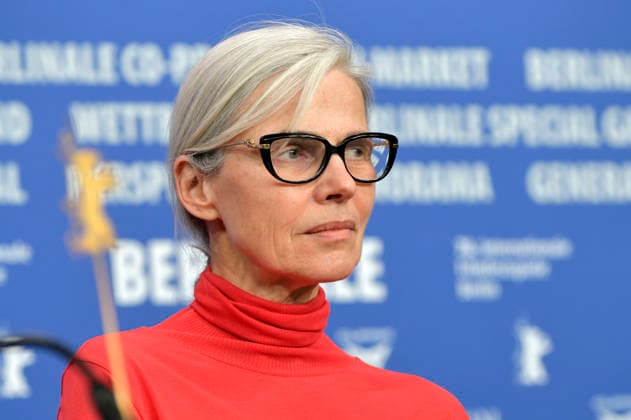Angela Schanelec bei der Pressekonferenz zum Kinofilm Meine Frau weint My Wife Cries auf der Berlinale 2026 76. Internationale Filmfestspiele Berlin im Hotel Grand Hyatt. Berlin, 17.02.2026