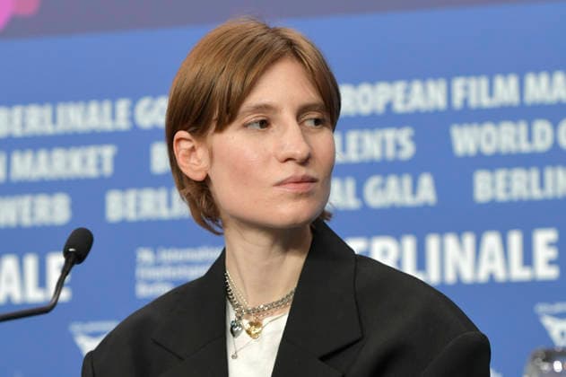 Agathe Bonitzer bei der Pressekonferenz zum Kinofilm Meine Frau weint My Wife Cries auf der Berlinale 2026 76. Internationale Filmfestspiele Berlin im Hotel Grand Hyatt. Berlin, 17.02.2026