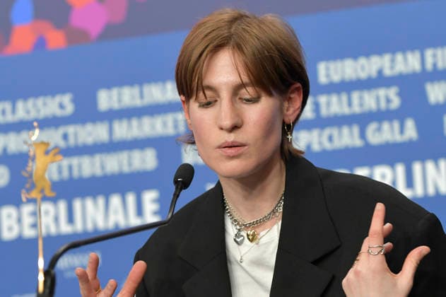 Agathe Bonitzer bei der Pressekonferenz zum Kinofilm Meine Frau weint My Wife Cries auf der Berlinale 2026 76. Internationale Filmfestspiele Berlin im Hotel Grand Hyatt. Berlin, 17.02.2026