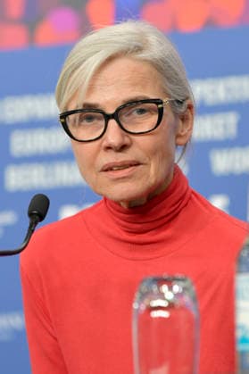 Angela Schanelec bei der Pressekonferenz zum Kinofilm Meine Frau weint My Wife Cries auf der Berlinale 2026 76. Internationale Filmfestspiele Berlin im Hotel Grand Hyatt. Berlin, 17.02.2026
