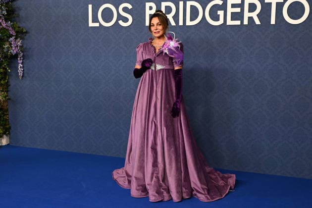 Famous faces attend the Bridgertons masked ball Mar Flores during the Bridgertons masked ball, February 17, 2026, in Madrid Spain BRIDGERTONS MASK BALL NETFLIX FAMOSOSOS José Madrid Madrid Madrid Spain  Copyright: xJosÃ xOlivax 7301284