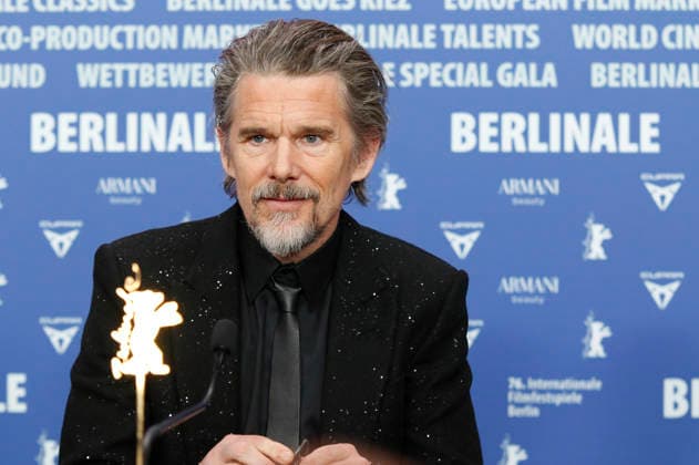Ethan Hawke bei der Pressekonferenz zum Kinofilm The Weight auf der Berlinale 2026 76. Internationale Filmfestspiele Berlin im Hotel Grand Hyatt. Berlin, 17.02.2026
