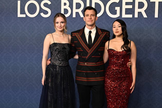 Familiar faces attend The Bridgertons masquerade ball Hannah Dodd, Luke Thompson, Yerin Ha, stars of the series, during The Bridgertons masquerade ball, February 17, 2026, in Madrid Spain THE BRIDGERTONS MASK BALL NETFLIX FAMOSOSOS José Madrid Madrid Madrid Spain  Copyright: xJosÃ xOlivax 7301532