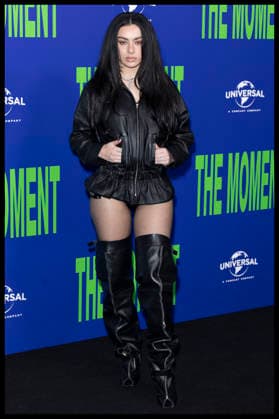 . 17 02 2026. London, United Kingdom. British singer, songwriter and actress Charli xcx arriving at The Moment premiere in London.  xStephenxLockx xi-Imagesx IIM-26574-0025