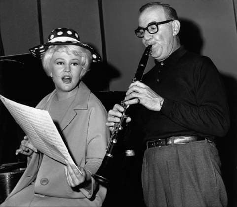 RECORD DATE NOT STATED Benny Goodman and Peggy Lee 1965 ** I.V.M. EDITORIAL USE ONLY  Copyright: x