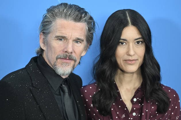 76th Berlin International Film Festival BERLIN, GERMANY - FEBRUARY 17: Actor Ethan Hawke and actress Julia Jones of the film The Weight , pose for photographers during the 76th Berlin International Film Festival (Berlinale) in Berlin, Germany, on February 17, 2026. Halil Sagirkaya Anadolu Berlin Germany. Editorial use only. Please get in touch for any other usage.  Copyright: x2026xAnadoluxHalilxSagirkayax