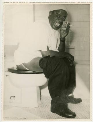 RECORD DATE NOT STATED Louis Armstrong circa 1960s ** I.V.M. EDITORIAL USE ONLY  Copyright: x
