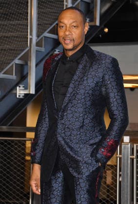 NEW YORK, NY- FEBRUARY 17: Dorian Missick pictured as the cast of Prime Video™s 56 Days celebrates it™s premiere during a visit to The Empire State Building on February 17, 2026 in New York City. Copyright: xMediaPunchx
