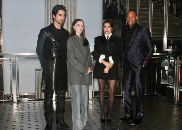 RECORD DATE NOT STATED Dove Cameron, Avan Jogia, Karla Souza, and Dorian Missick visit the Empire State Building Observatory. (NEW) Dove Cameron, Avan Jogia, Karla Souza, and Dorian Missick visit the Empire State Building Observatory. February 17, 2026, New York, USA: (L-R) Avan Jogia, Dove Cameron, Karla Souza, Dorian Missick visit the Empire State Building Observatory for a photo opportunity to celebrate the premiere of 56 Days on Prime Video. 56 Days follows Oliver and Ciara, who, after meeting randomly in a supermarket, fall for each other fast, and dangerously hard. Fifty-six days later, homicide investigators arrive at Oliver™s apartment to find an unidentified body brutally murdered and intentionally decomposed. Did he kill her? Did she kill him? Inter  Copyright: xNiyixFotex