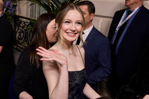 February 17, 2026, Madrid, Madrid, Spain: HANNAH DODD attends Bridgerton Season 4 Masquerade Ball Photocall Madrid Spain  - ZUMAc260 20260217_zep_c260_055 Copyright: xMikexChicorrox