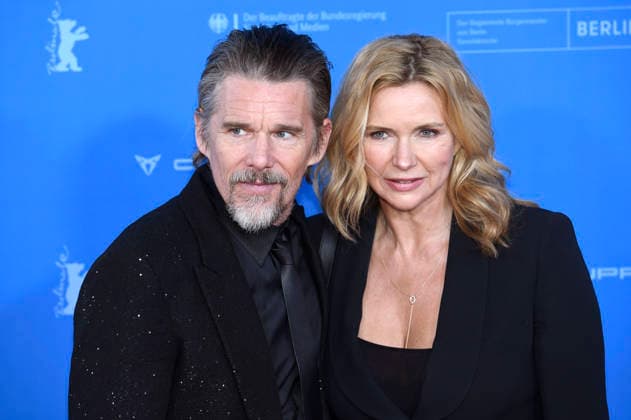 Ethan Hawke und Veronica Ferres bei der Premiere des Kinofilms The Weight The Weight - Goldrausch auf der Berlinale 2026 76. Internationale Filmfestspiele Berlin im Zoo Palast. Berlin, 17.02.2026