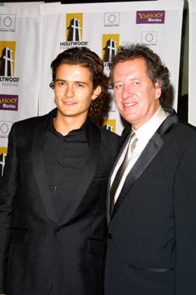 HLY FLM FEST Jan. 1, 1980 - Beverly Hills, CA, USA - K33500KI .THE HOLLYWOOD AWARDS GALA CEREMONY AT THE BEVERLY HILTON HOTEL IN BEVERLY HILLS, CA - .10 20 2003 - . KATHRYN INDIEK 2003 -.ORLANDO BLOOM AND GEOFFREY RUSH Copyright: xKathrynxIndiekx