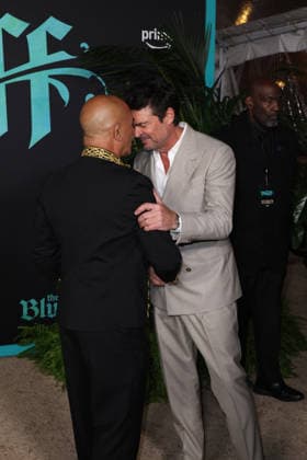 World Premiere Of Amazon Prime Video s The Bluff in Los Angeles, USA, 17 February 2026 guest and Karl Urban at the World Premiere Of Amazon Prime Video s The Bluff held at the TCL Chinese Theatre IMAX on 17 February 2026 in Hollywood, Los Angeles, California, United States., Credit:Xavier Collin Avalon United States, California, Los Angeles  Copyright: xXavierxCollinx xAvalonx 1076077106