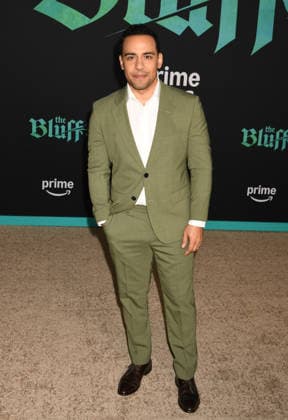 HOLLYWOOD, CA - FEBRUARY 17: Victor Rasuk at the world premiere of The Bluff on February 17, 2026 at the TCL Chinese Theater in Hollywood, California, Copyright: xJeffreyxMayerx