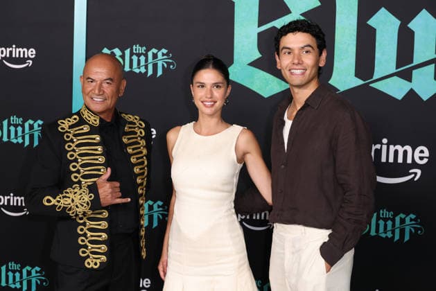 World Premiere Of Amazon Prime Video s The Bluff in Los Angeles, USA, 17 February 2026 Temuera Morrison, guest and guest at the World Premiere Of Amazon Prime Video s The Bluff held at the TCL Chinese Theatre IMAX on 17 February 2026 in Hollywood, Los Angeles, California, United States., Credit:Xavier Collin Avalon United States, California, Los Angeles  Copyright: xXavierxCollinx xAvalonx 1076081520