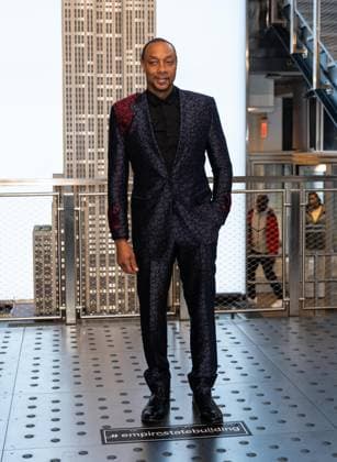 February 17, 2026, Bronx, New York, USA: Dorian Missick visits Empire State Building in New York, NY on February 17, 2026 to celebrate premiere of Prime Video 56 Days Bronx USA - ZUMAr339 20260217_znp_r339_006 Copyright: xLevxRadinx