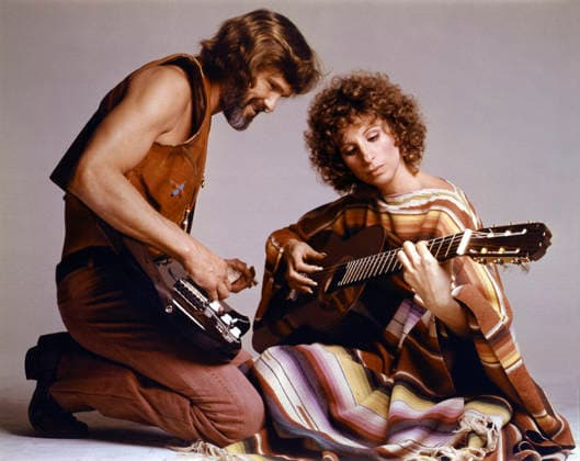 RECORD DATE NOT STATED Kris Kristofferson and Barbra Streisand in A Star Is Born 1976 Warner Bros. ** B.D.M. EDITORIAL USE ONLY  Copyright: x