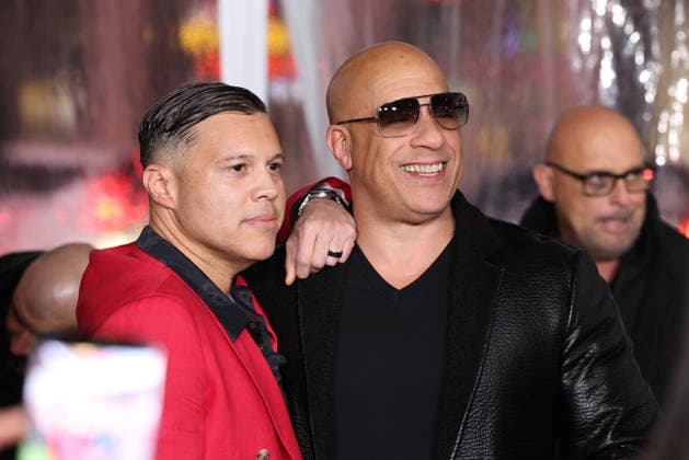 World Premiere Of Amazon Prime Video s The Bluff in Los Angeles, USA, 17 February 2026 Frank E. Flowers, Vin Diesel and guest at the World Premiere Of Amazon Prime Video s The Bluff held at the TCL Chinese Theatre IMAX on 17 February 2026 in Hollywood, Los Angeles, California, United States., Credit:Xavier Collin Avalon United States, California, Los Angeles  Copyright: xXavierxCollinx xAvalonx 1076103407