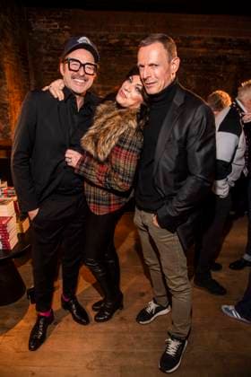 Bruno Eyron, Alice Brauner Michael Zechbauer zu Gast in der Traumfabrik Babelsberg und Kreisfilm Party in der Fotografiska Berlin bei der Berlinale 76. Internationale Filmfestspiele am 17.02.2026 in Berlin Berlin Deutschland